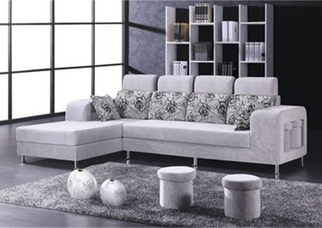白色简易沙发